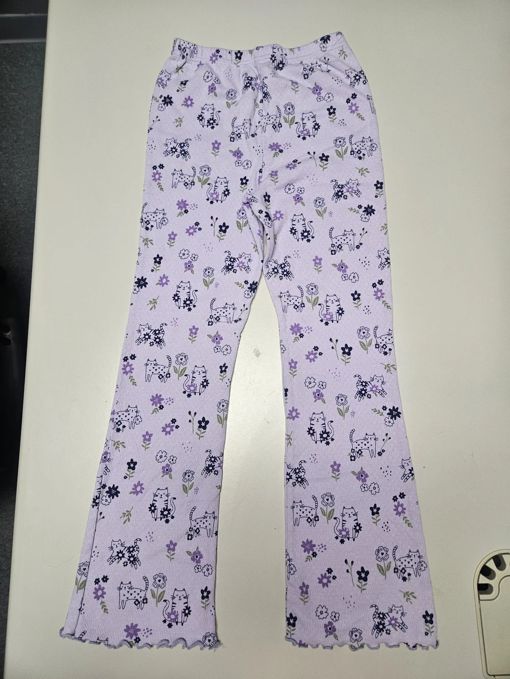 Lavender Floral Pajama Bottoms